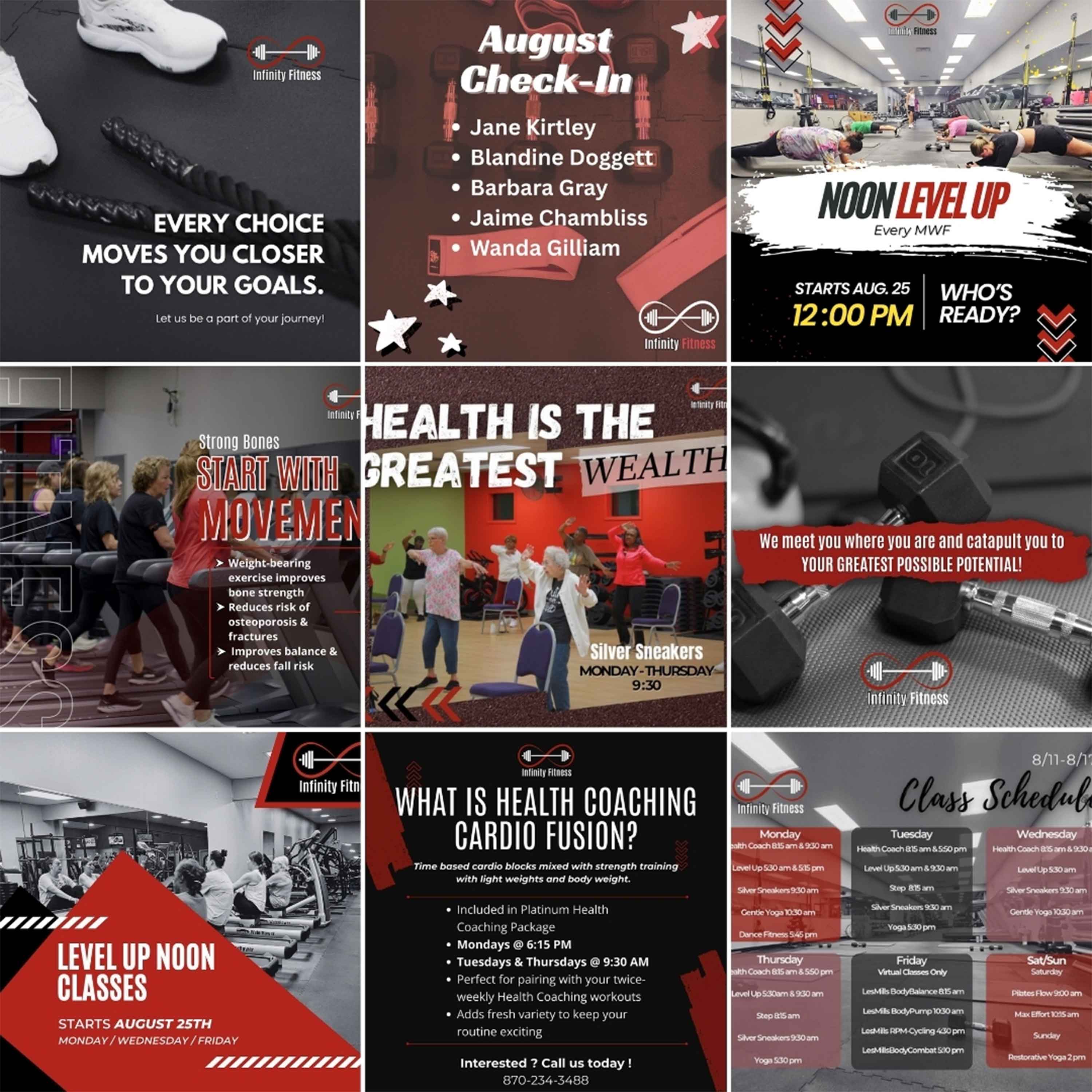 example pictures of my Instagram layout