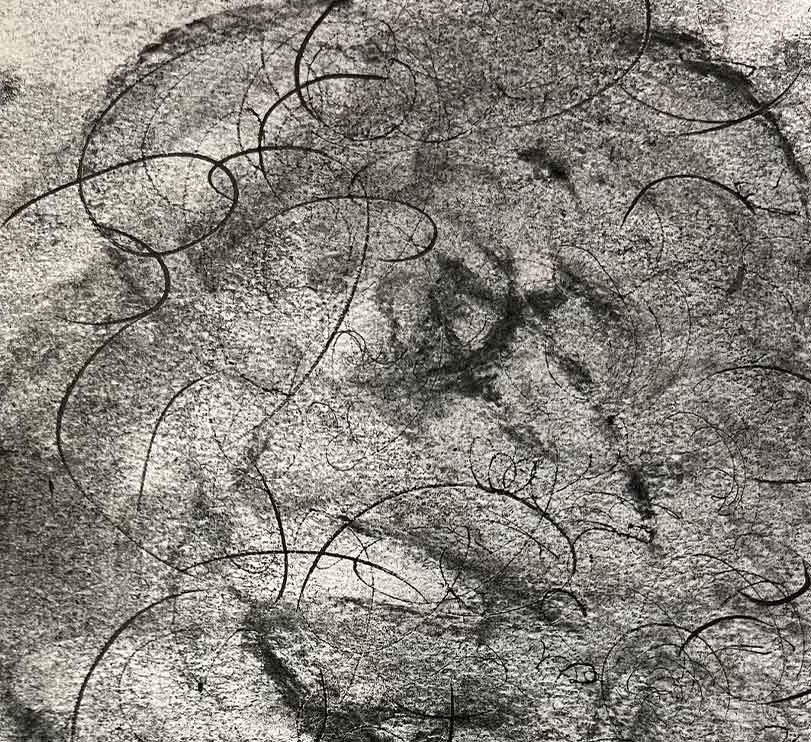  cloud made out of charcoal