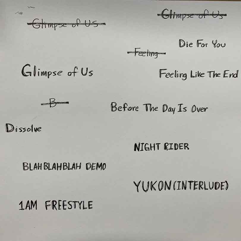  lyrics inked