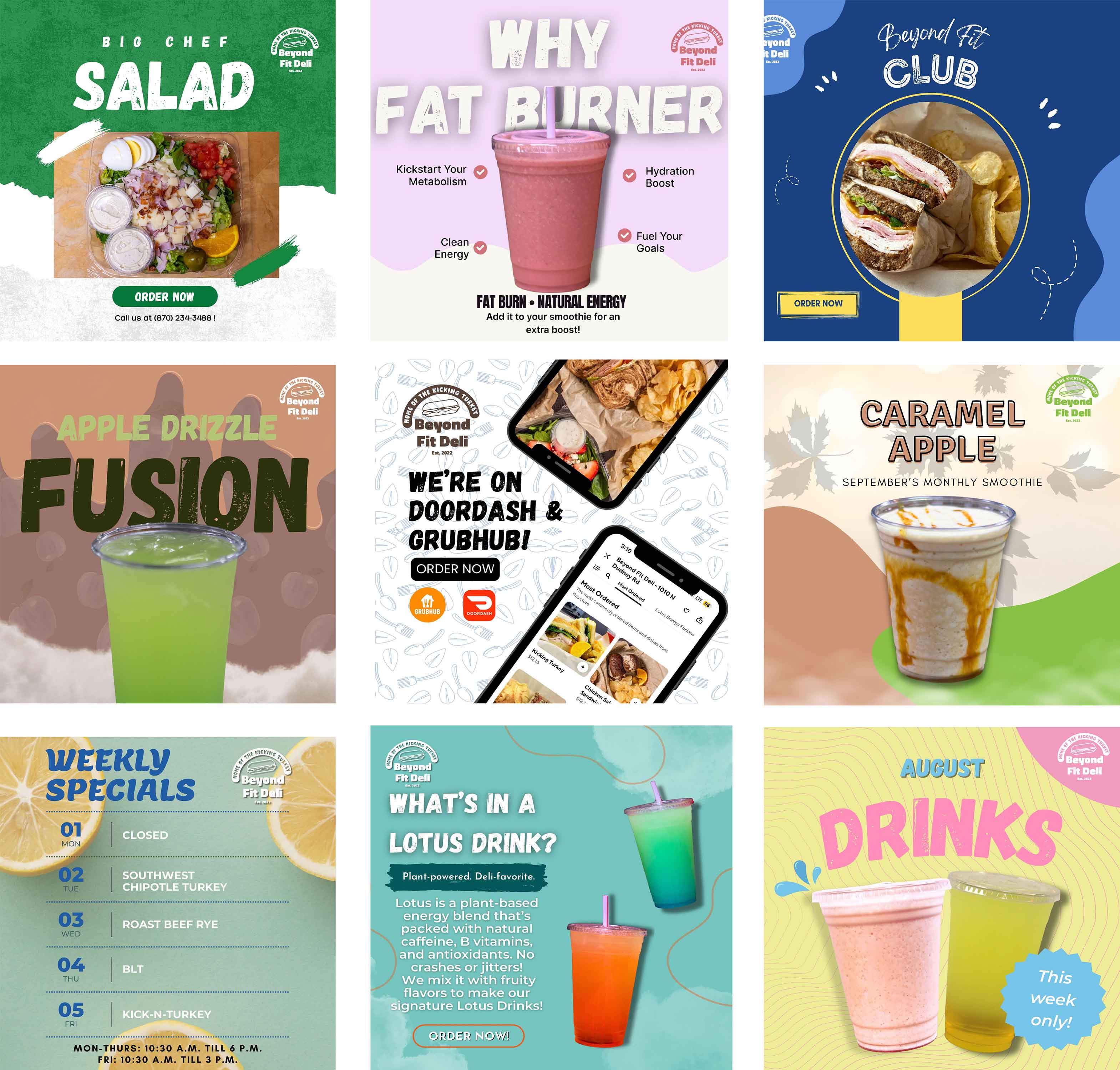 example pictures of my Instagram layout