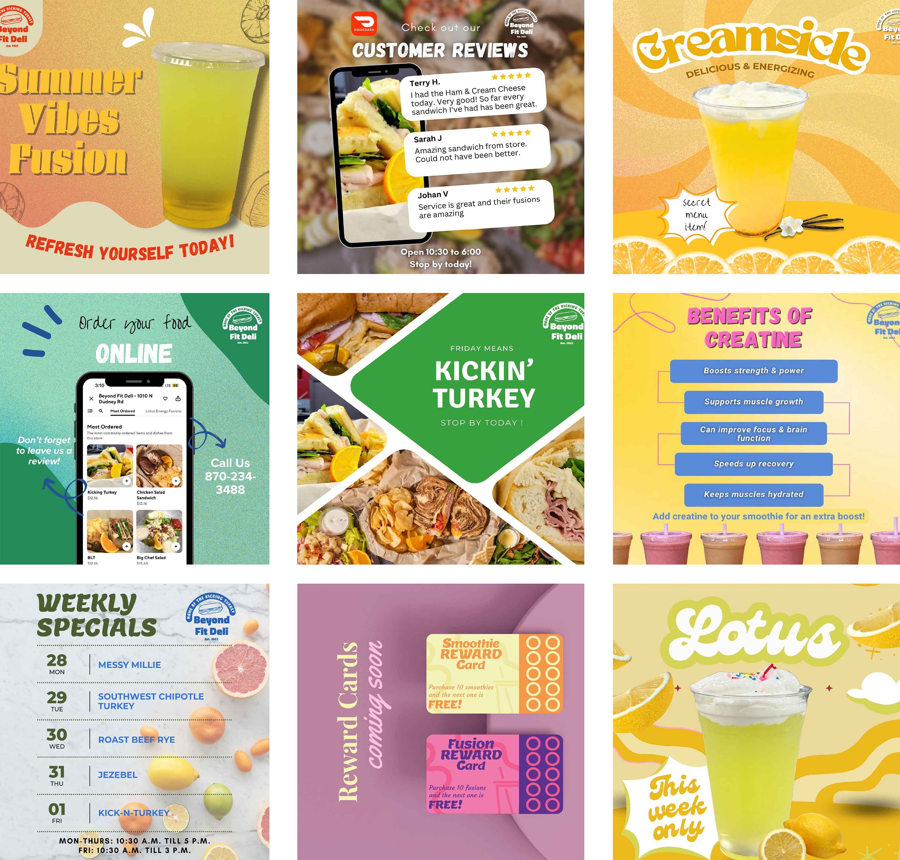 example pictures of my Instagram layout